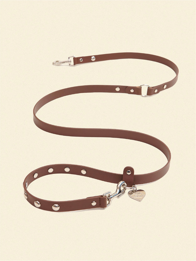 Little Beast Dog Leash ONESIZE Brown Leash x Lisa Says Gah