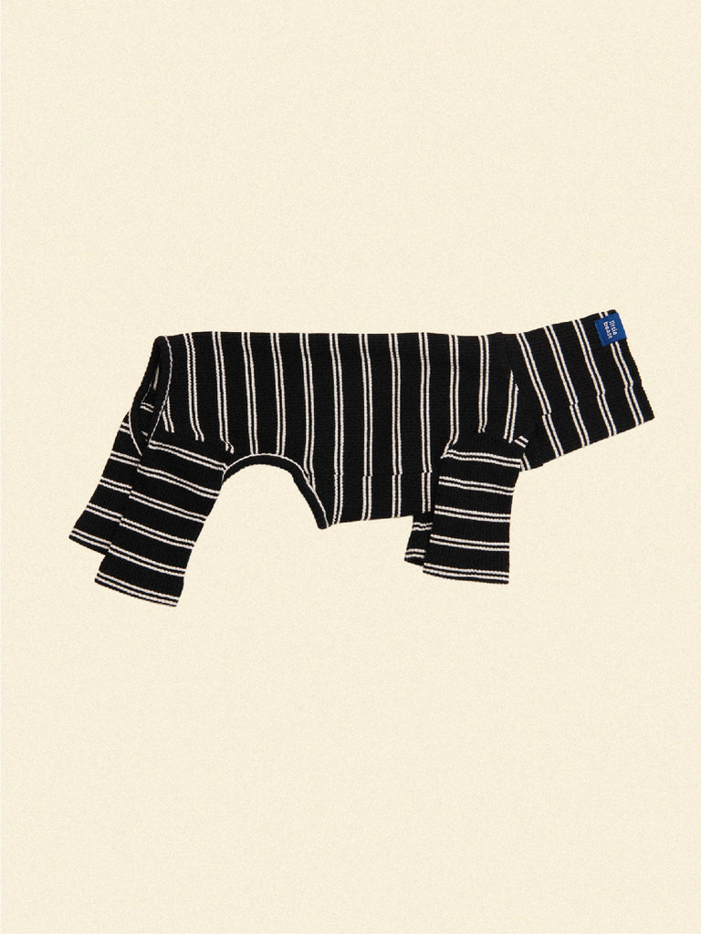 Little Beast Dog Stripe Onesie Café in Paris Onesie