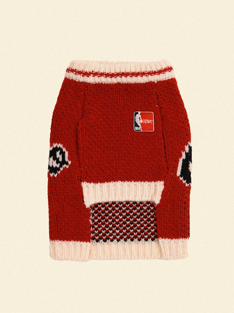 Little Beast Dog Sweater Chicago Bulls Sweater