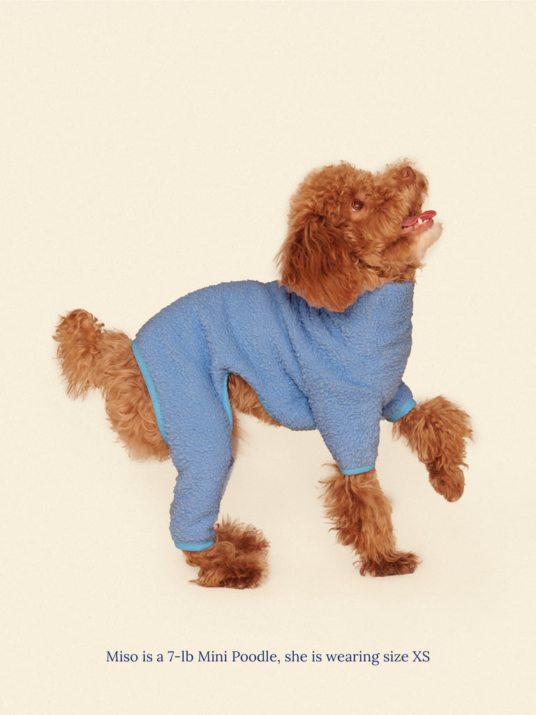 Little Beast Dog Fleece Onesie Cloud Nine Fleece Onesie