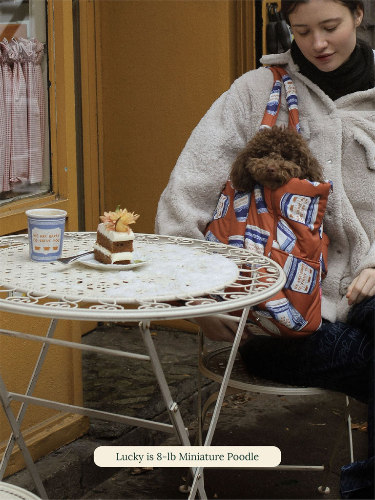 Little Beast Dog Carrier ONE SIZE Coffee Cup Puffer Carrier - Rachel Antonoff