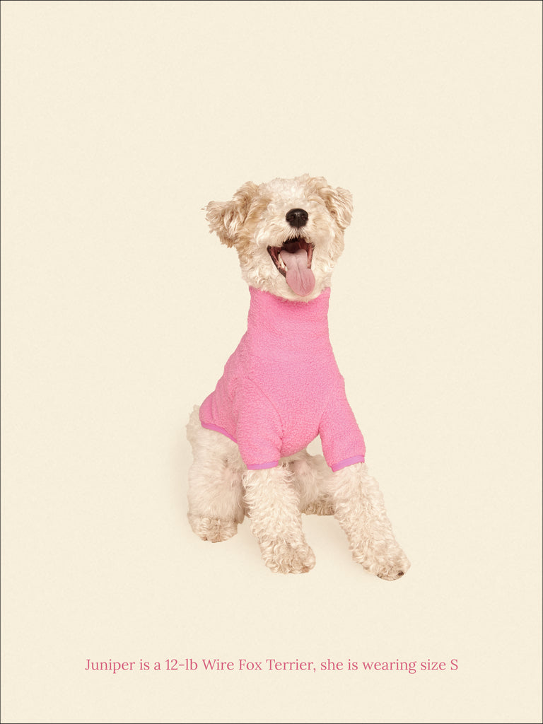 Little Beast Dog Fleece Shirt Cotton Candy Fleece Shirt