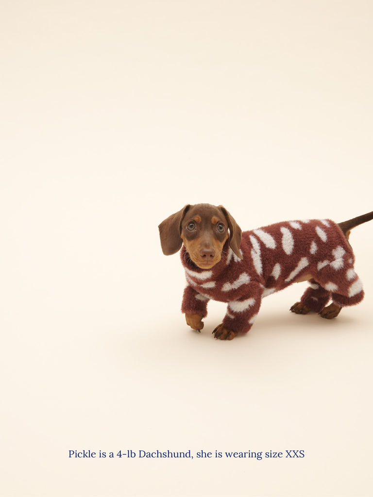 Little Beast Dog Sweater Cowgirl Onesie