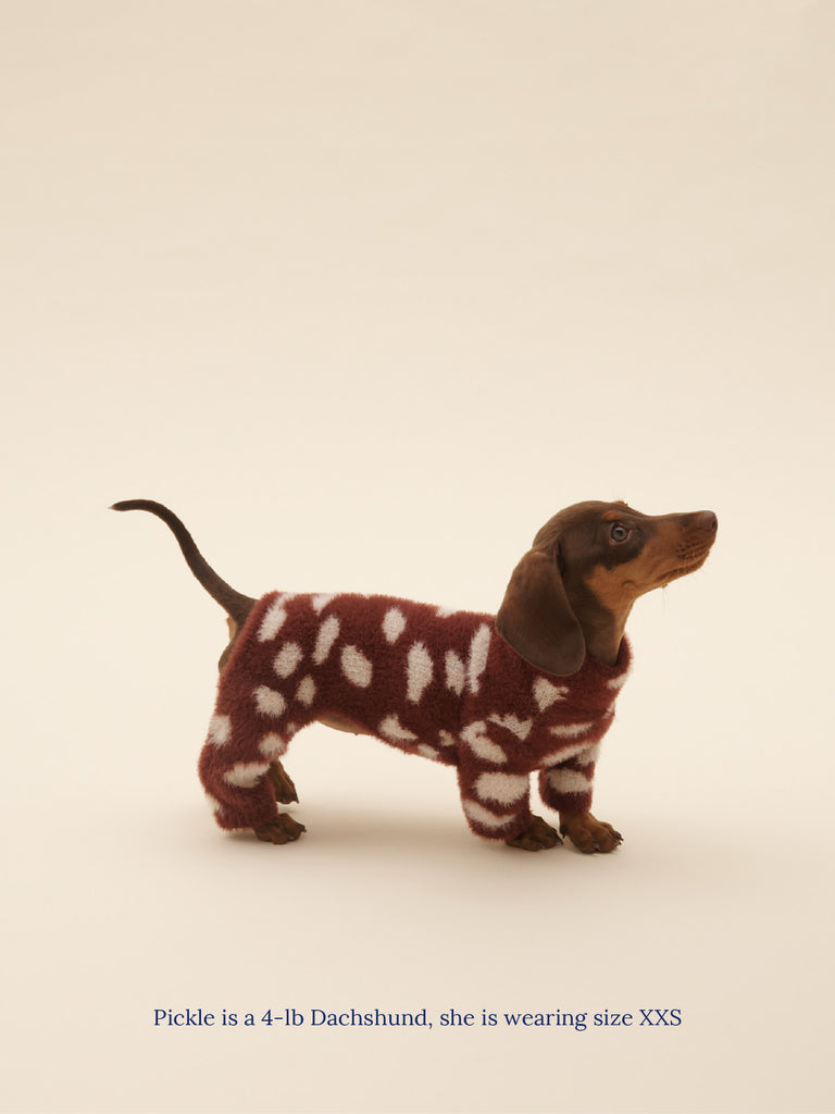 Little Beast Dog Sweater Cowgirl Onesie