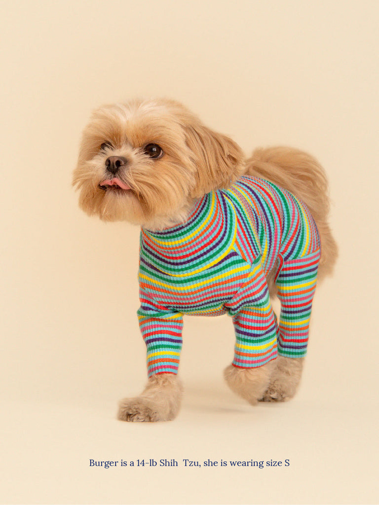 Little Beast Dog Stripe Onesie Fabulous Onesie