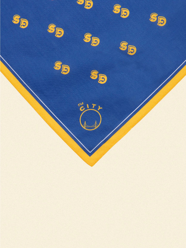 Little Beast Dog Bandana Golden State Warriors Bandana