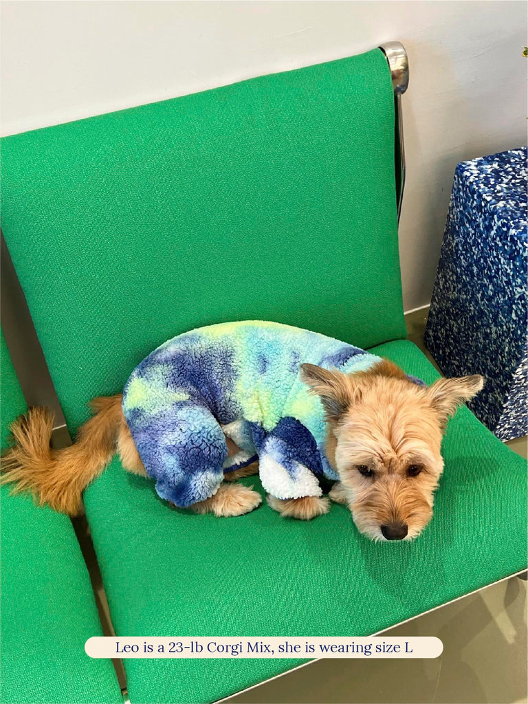 Little Beast Dog Fleece Onesie It's Groovy Baby Fleece Onesie