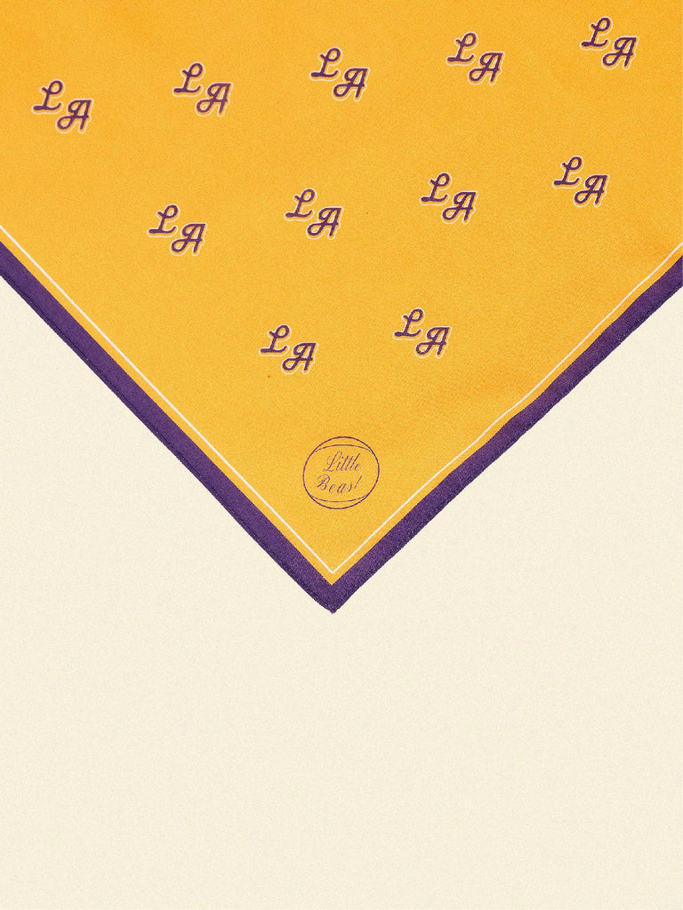 Little Beast Dog Bandana Los Angeles Lakers Bandana