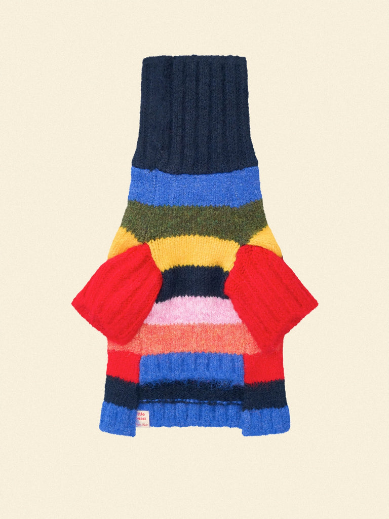 Little Beast Dog Sweater LSG Sweater - Rainbow