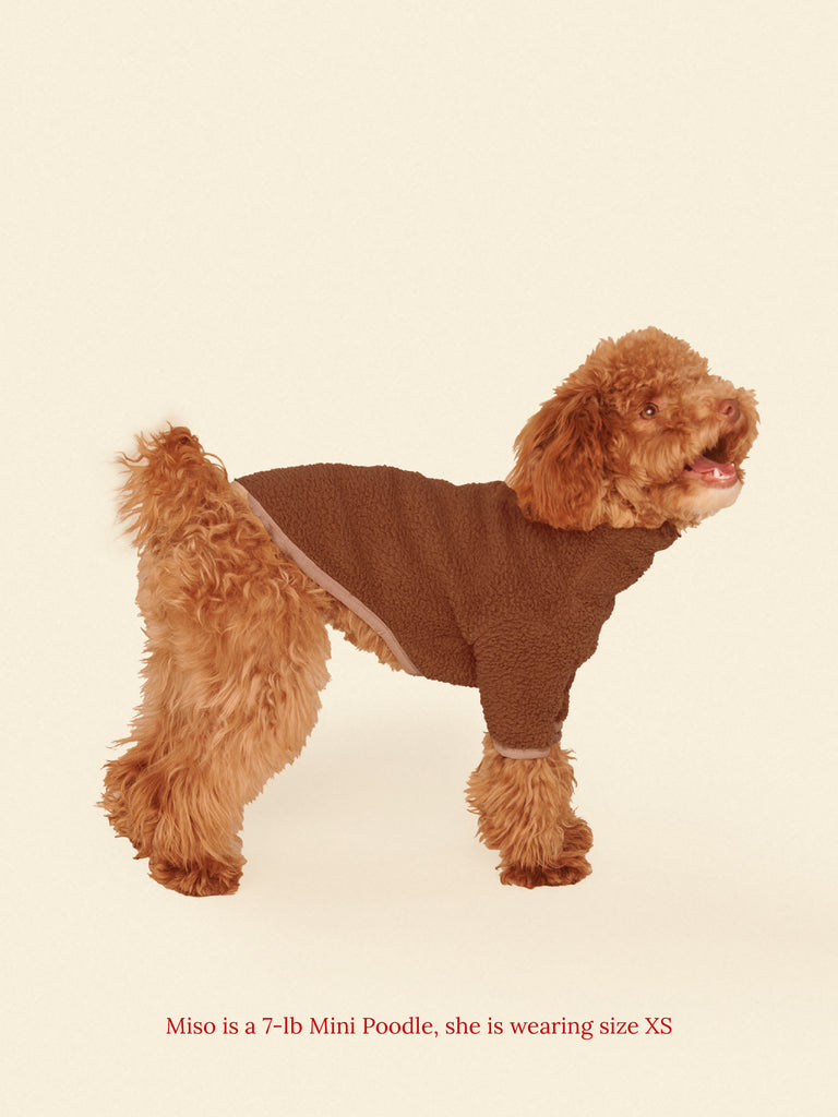 Little Beast Dog Fleece Shirt Magic Brownie Fleece Shirt