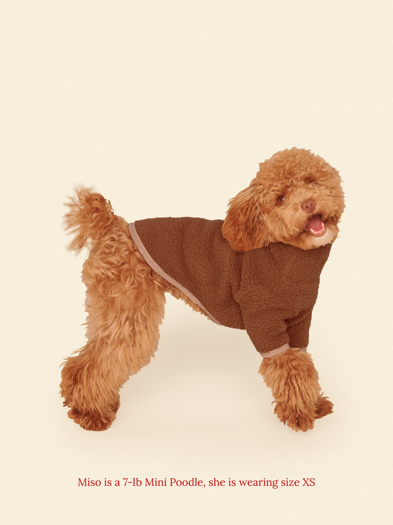 Little Beast Dog Fleece Shirt Magic Brownie Fleece Shirt