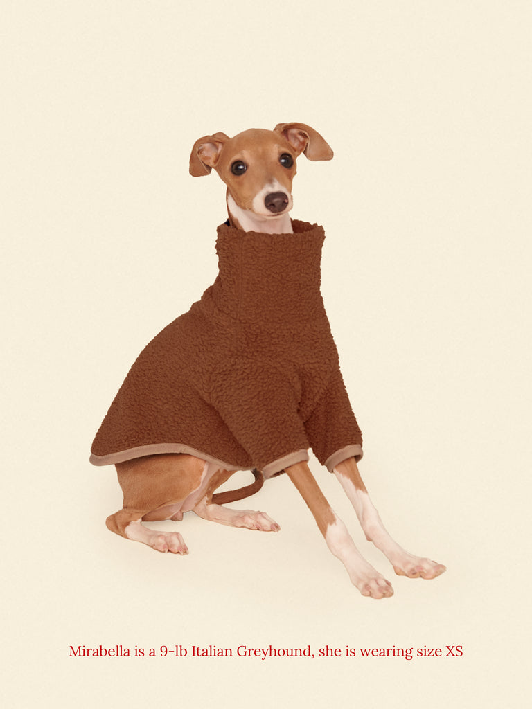 Little Beast Dog Fleece Shirt Magic Brownie Fleece Shirt