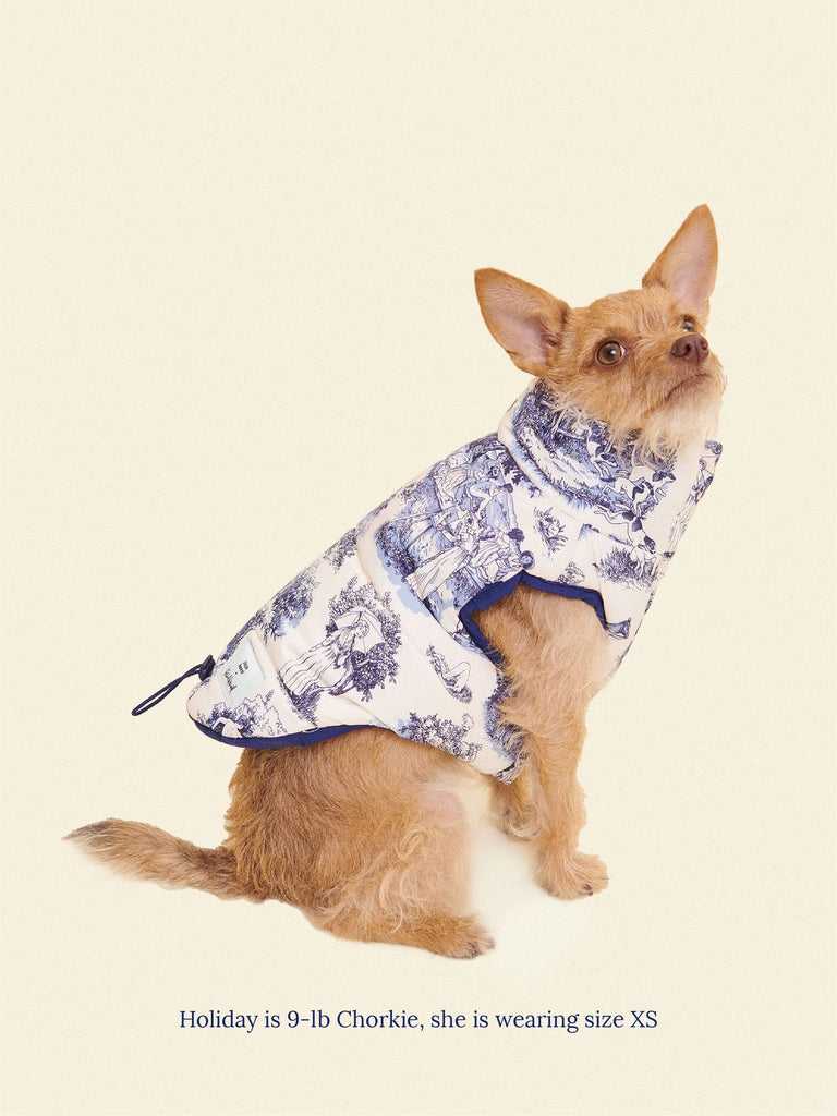 Little Beast Dog Parka Manhunt Toile Puffer Jacket - Rachel Antonoff