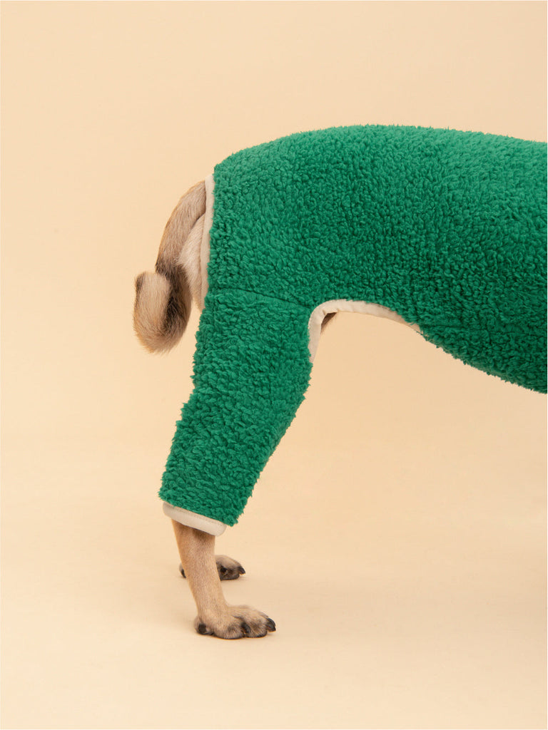 Little Beast Dog Fleece Onesie Mary Jane Fleece Onesie
