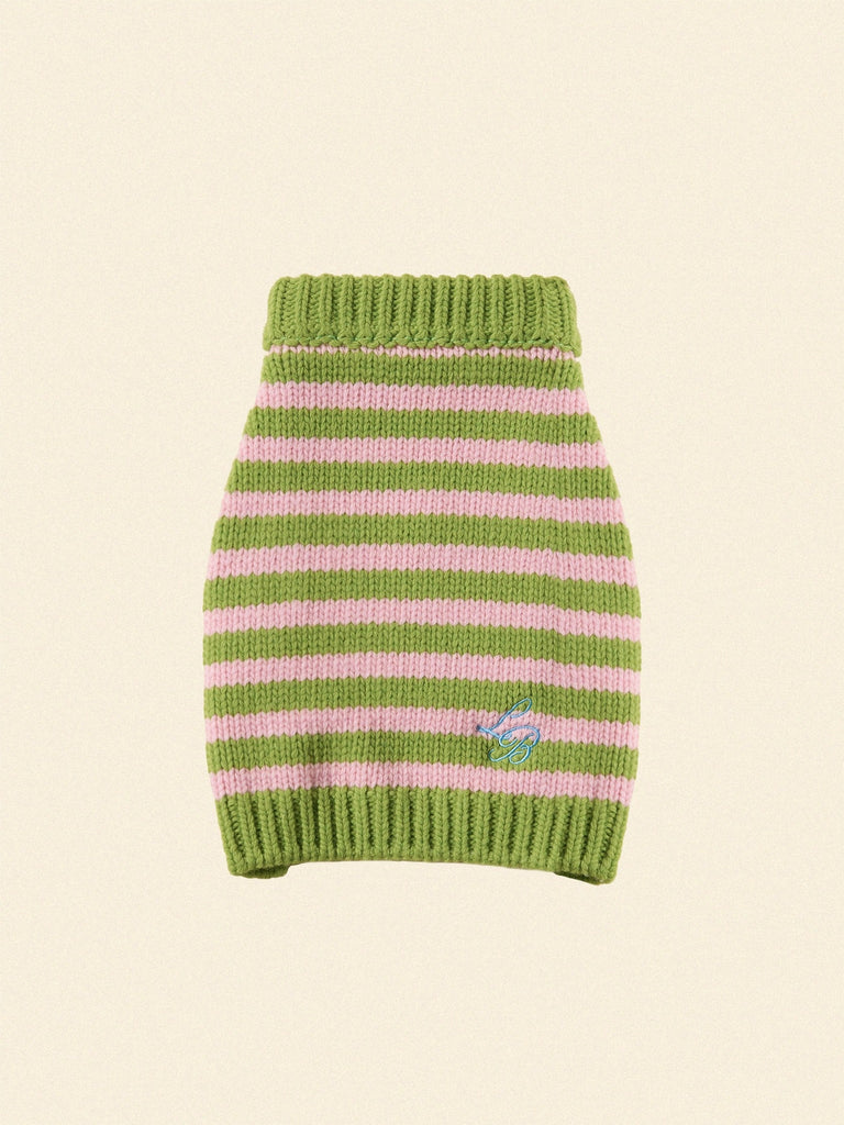 The Little Beast Stripe Sweater - Pink Green