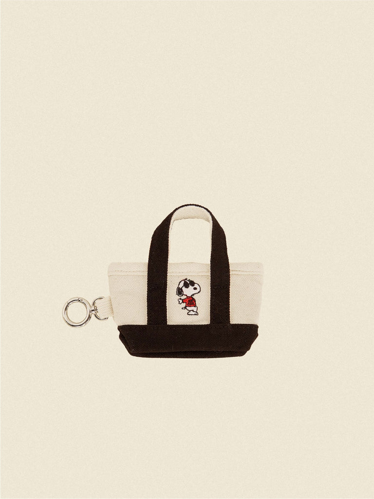 Little Beast Poop Bag Holder ONE SIZE Peanut Poop Bag Tote - Black