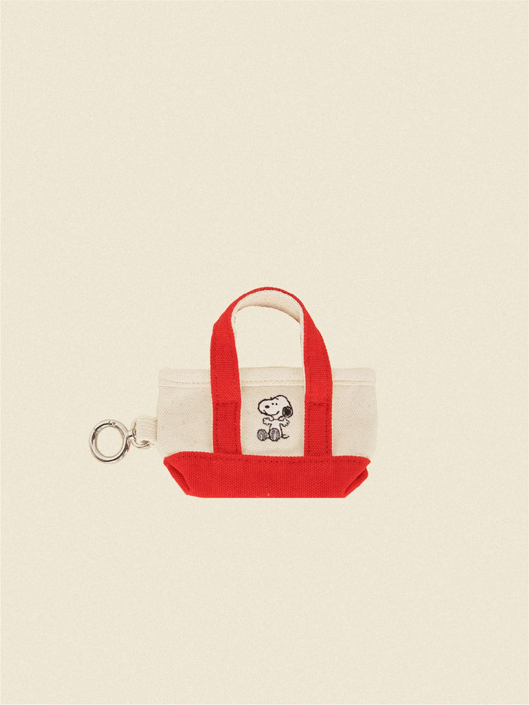 Snoopy Huggin Poop Bag Holder - Red