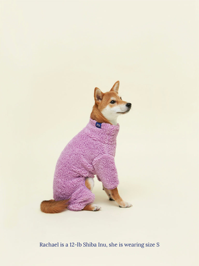 Little Beast Dog Fleece Onesie Purple Disco Fleece Onesie