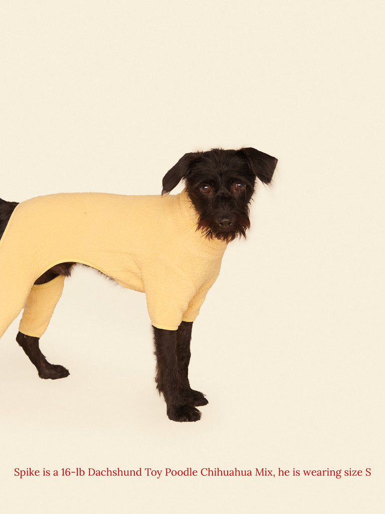 Little Beast Dog Fleece Onesie Rubber Ducky Fleece Onesie