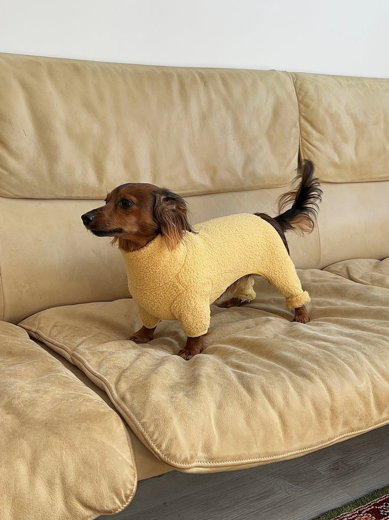 Little Beast Dog Fleece Onesie Rubber Ducky Fleece Onesie