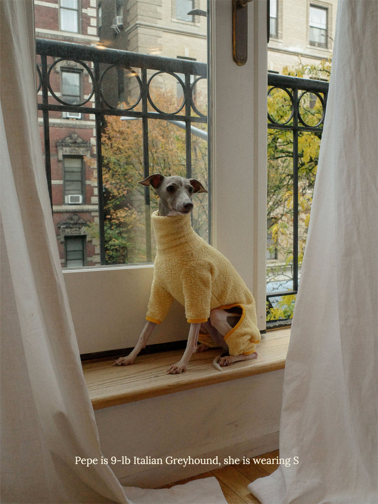 Little Beast Dog Fleece Onesie Rubber Ducky Fleece Onesie