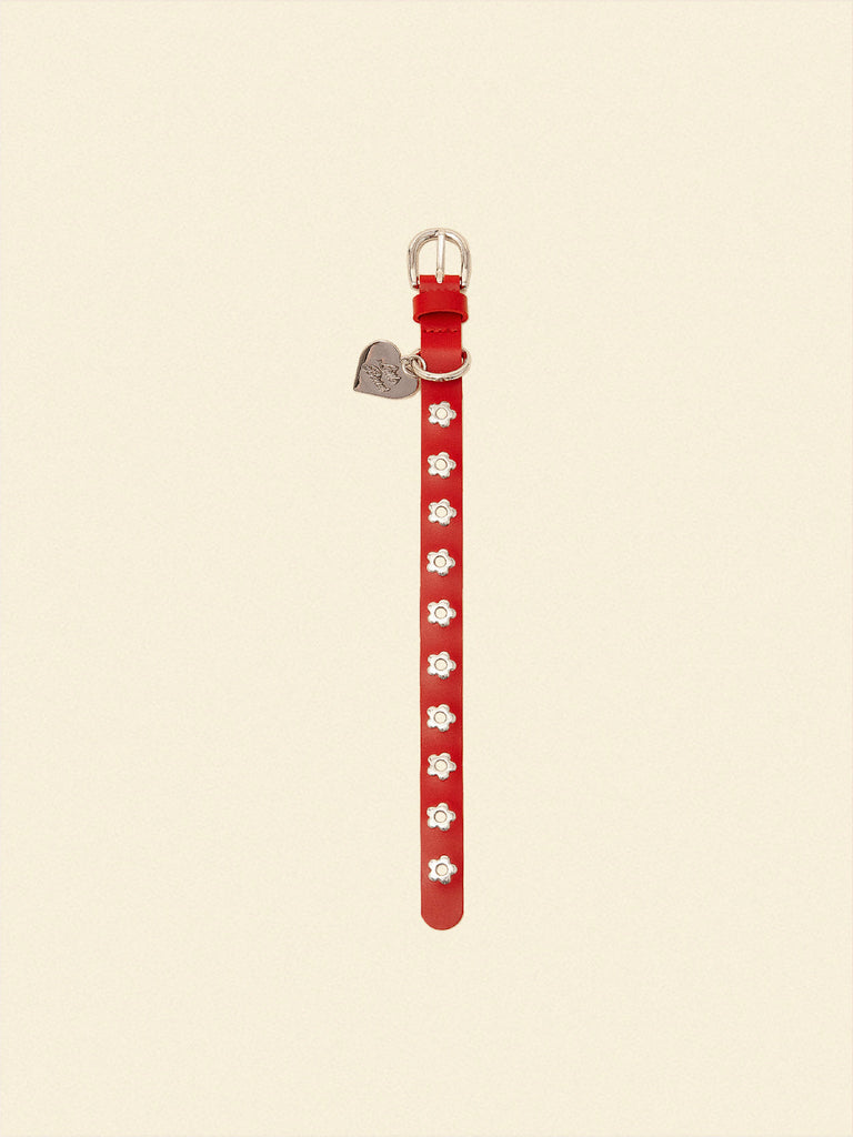 Little Beast Dog Collar Ruby - Flower Power Collar