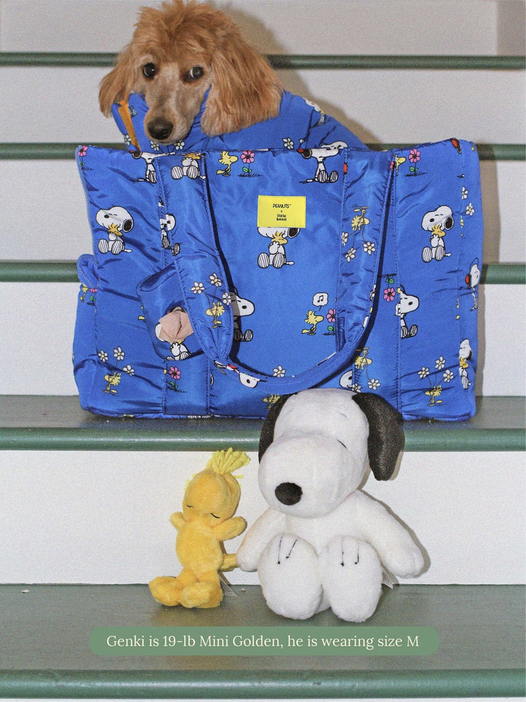 Little Beast Dog Carrier OS Snoopy and Woodstock Puffer Carrier