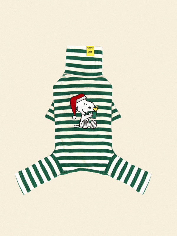 Snoopy Gift Stripe Onesie - PEANUTS