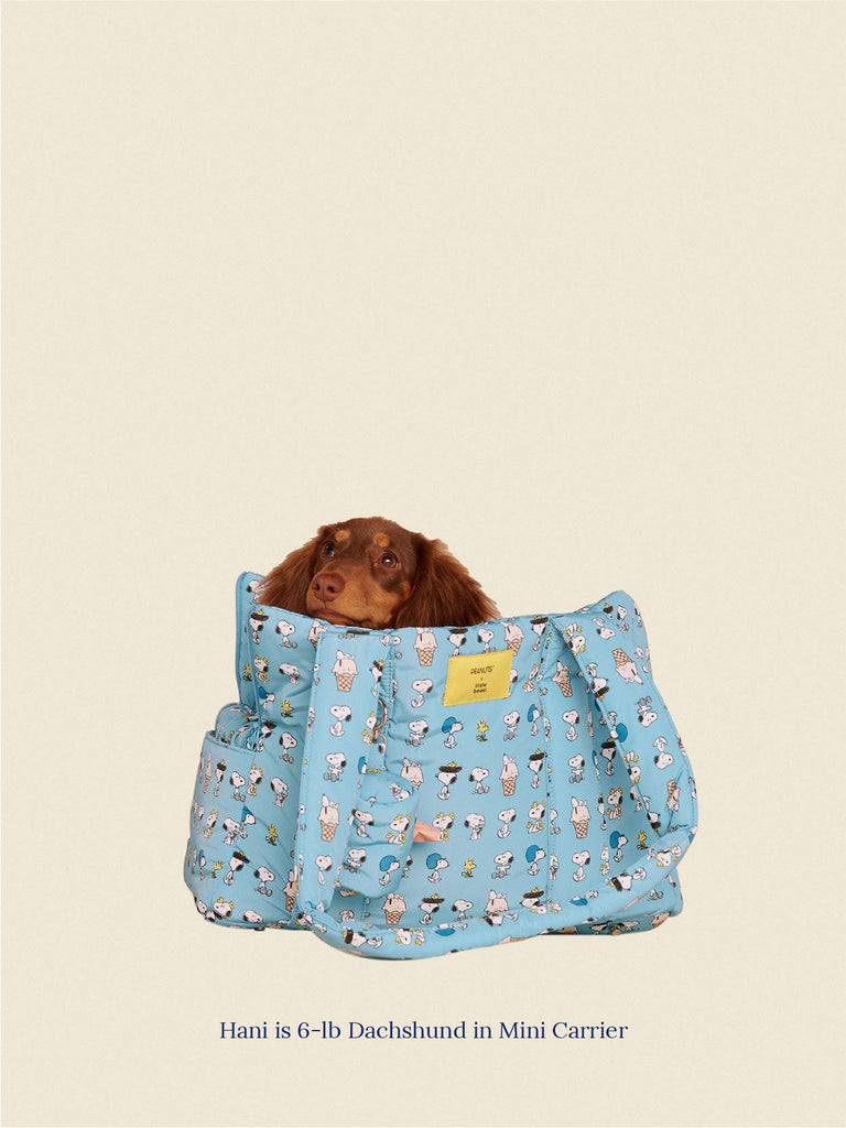 Little Beast Dog Carrier SNOOPY PUFFER CARRIER - PEANUTS X LITTLE BEAST