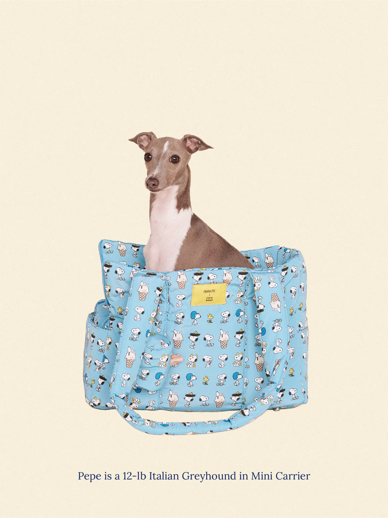 Little Beast Dog Carrier SNOOPY PUFFER CARRIER - PEANUTS X LITTLE BEAST
