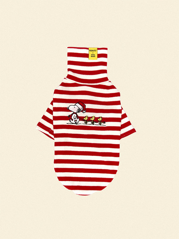 Snoopy & Woodstock Stripe Shirt - PEANUTS