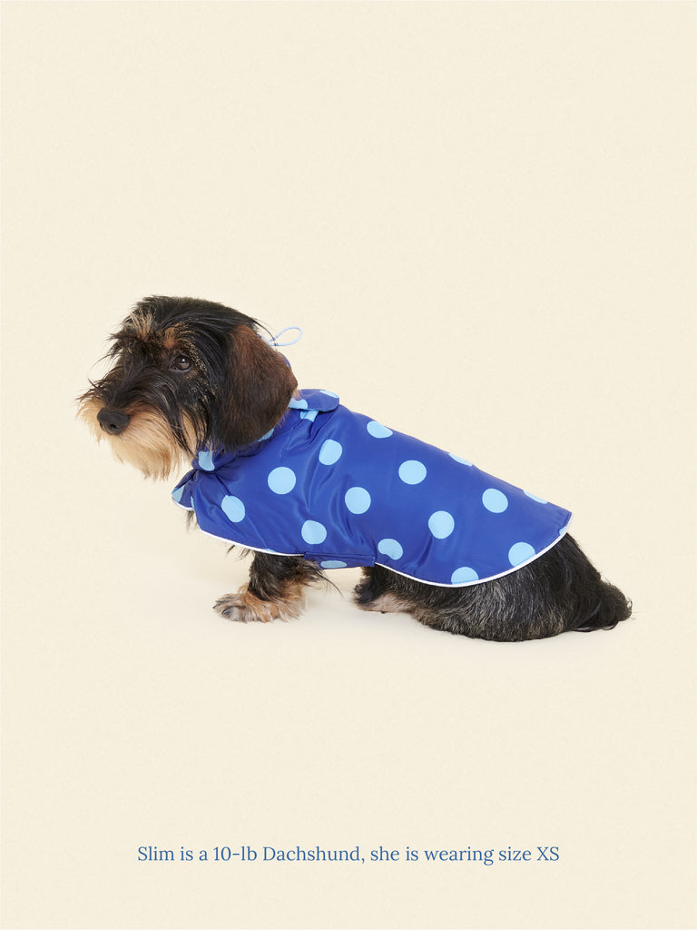 Little Beast Dog Parka The Blue Dot Rain Jacket