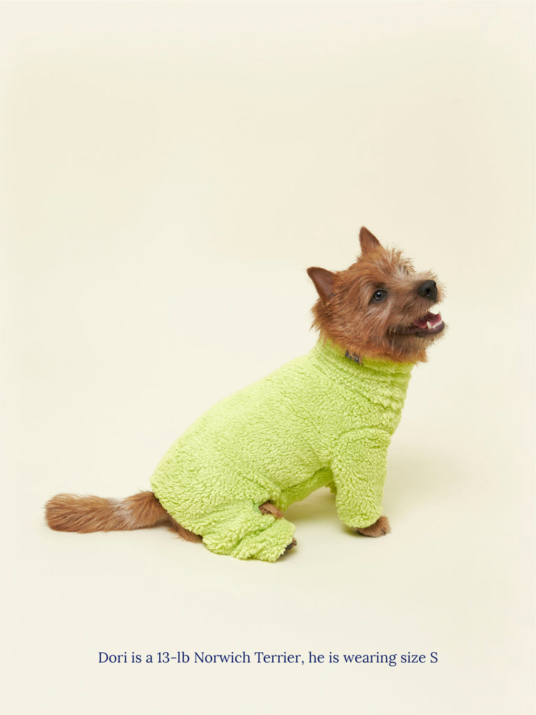 Little Beast Dog Fleece Onesie The Highlighter Fleece Onesie