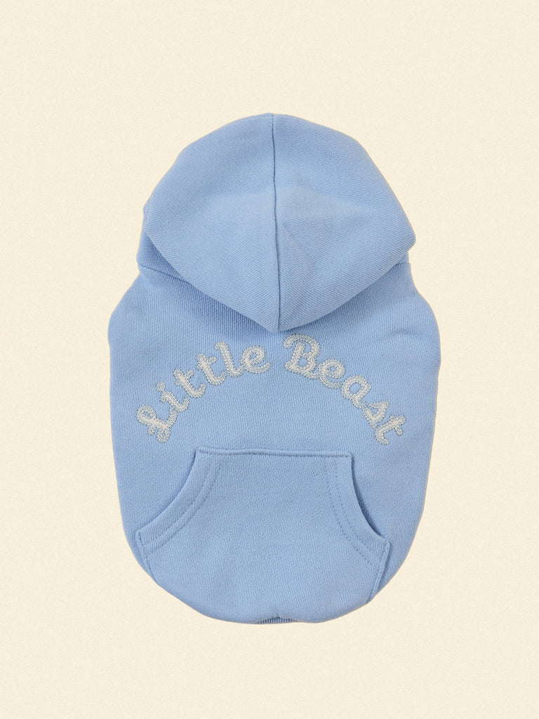 Little Beast Dog Hoodie Baby Blue / XXS The Little Beast Hoodie - Baby Blue