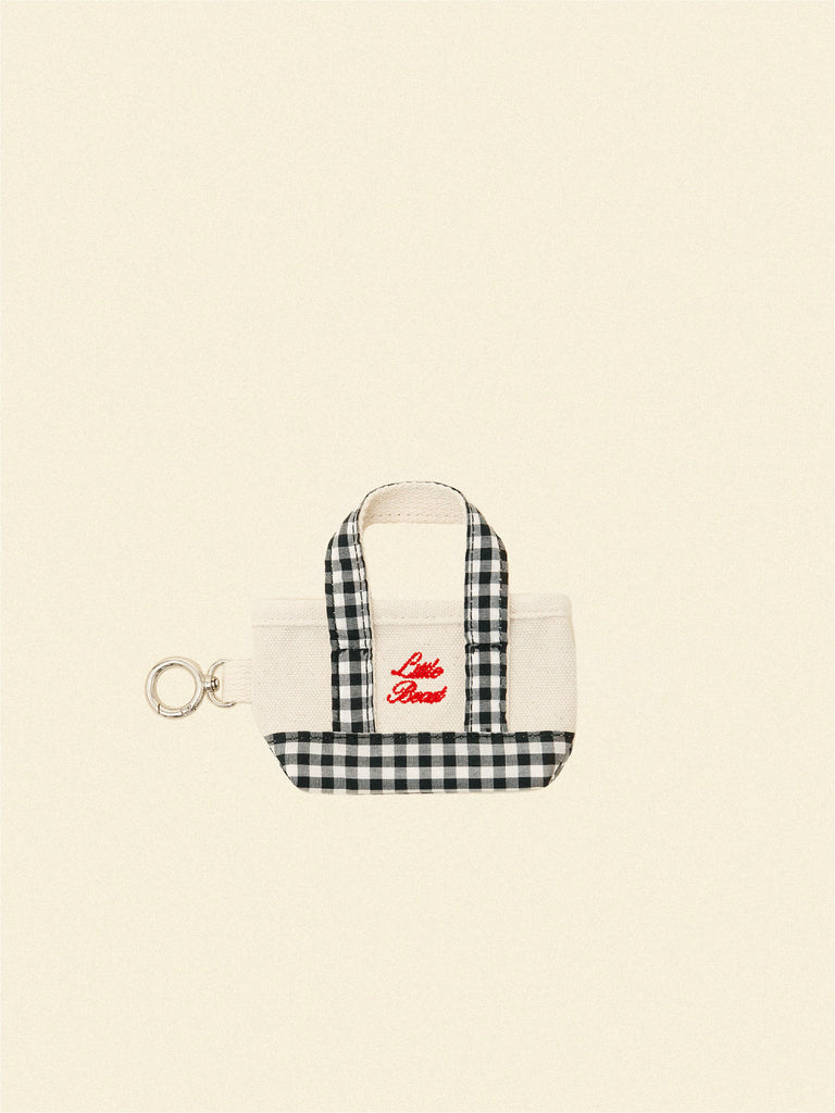 The Little Beast Poop Bag Tote - Gingham