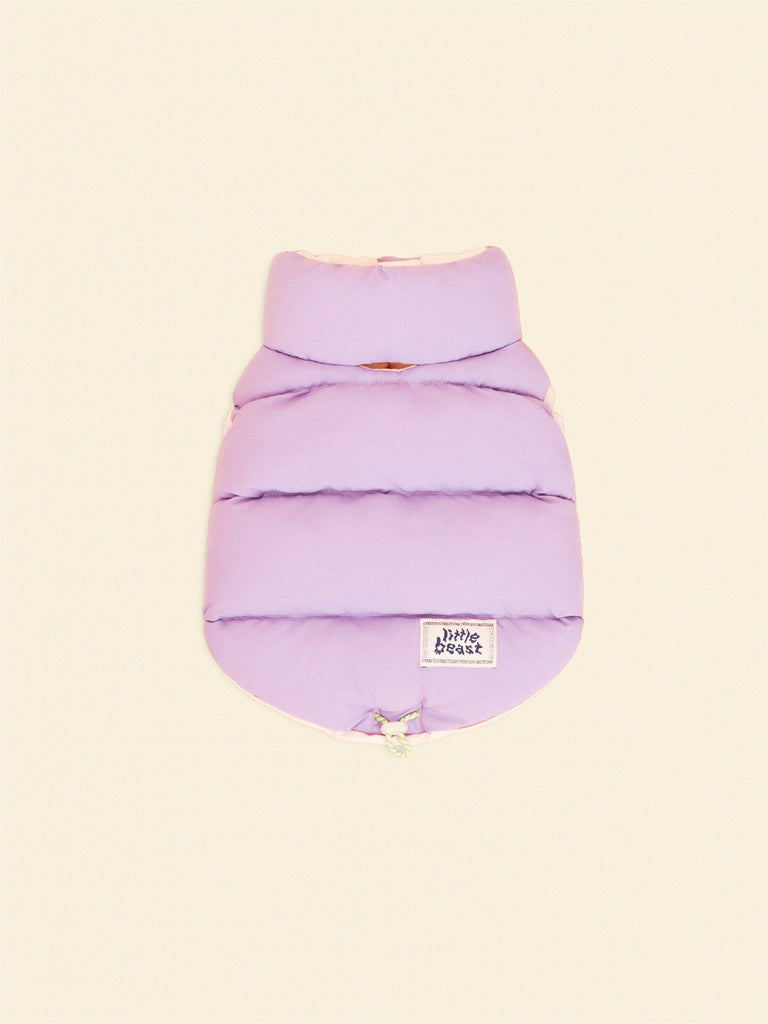The Super Duper Reversible Parka Vest - Purple & Pink