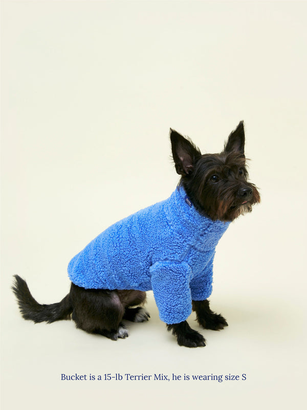 Little Beast Dog Sweatshirt Blue Magic Fleece Sweatshirt
