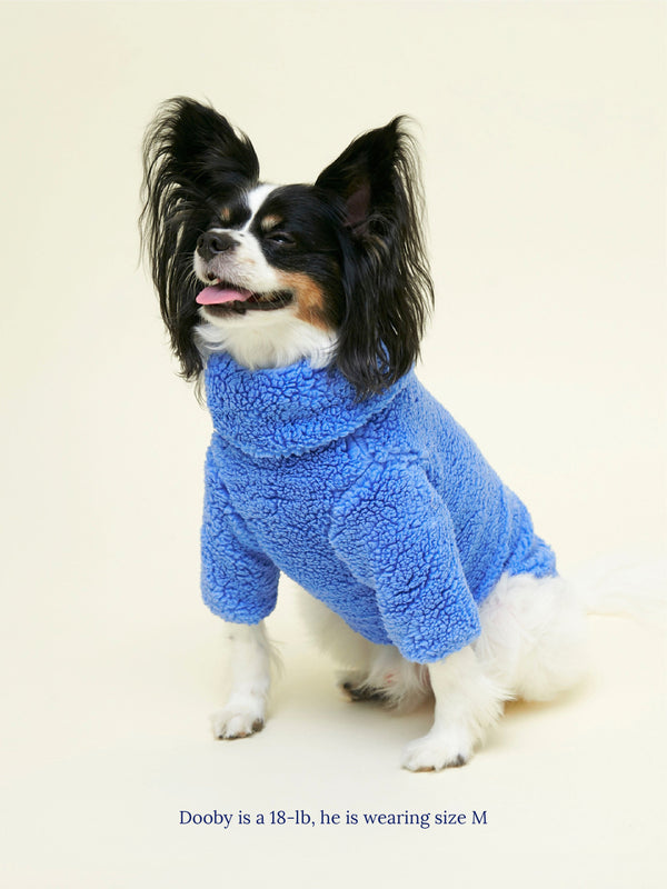 Little Beast Dog Sweatshirt Blue Magic Fleece Sweatshirt