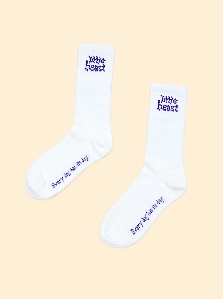 Little Beast Socks Little Beast Sock - White