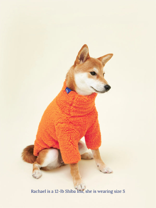 Little Beast Dog Sweatshirt Rhymes With Orange Fleece Sweatshirt